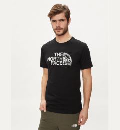 Снимка на The North Face Тишърт Woodcut Dome NF0A87NX Черен Regular Fit