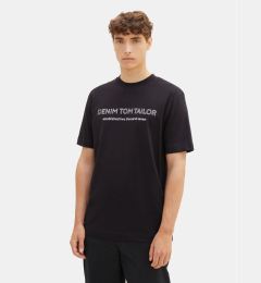Снимка на Tom Tailor Denim Тишърт 1037683 Черен Regular Fit