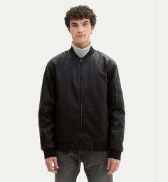 Снимка на Tom Tailor Denim Яке от имитация на кожа 1041780 Черен Regular Fit