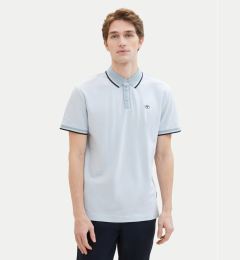 Снимка на Tom Tailor Тениска с яка и копчета 1040822 Светлосиньо Regular Fit