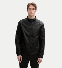 Снимка на Tom Tailor Яке от имитация на кожа 1044100 Черен Regular Fit