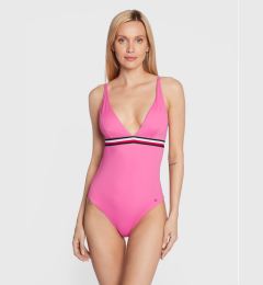 Снимка на Tommy Hilfiger Бански костюм Plunge-Rp UW0UW02700 Розов