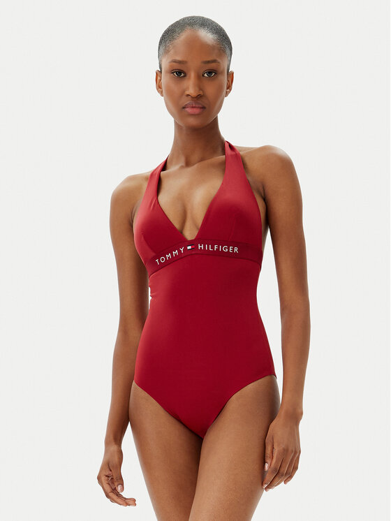 Снимка на Tommy Hilfiger Бански костюм UW0UW05850 Червен
