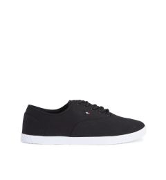 Снимка на Tommy Hilfiger Гуменки Canvas Lace Up Sneaker FW0FW07805 Черен