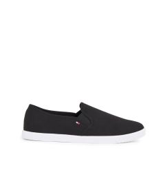 Снимка на Tommy Hilfiger Гуменки Canvas Slip-On Sneaker FW0FW07806 Черен