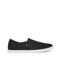 Снимка на Tommy Hilfiger Гуменки Canvas Slip-On Sneaker FW0FW08640 Черен