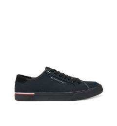 Снимка на Tommy Hilfiger Гуменки Core Corporate Vulc Canvas FM0FM05398 Черен
