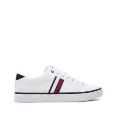 Снимка на Tommy Hilfiger Гуменки Th Hi Vulc Low Stripes Mesh FM0FM04946 Бял