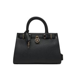 Снимка на Tommy Hilfiger Дамска чанта American Icon Mini Tote Leather AW0AW17188 Черен