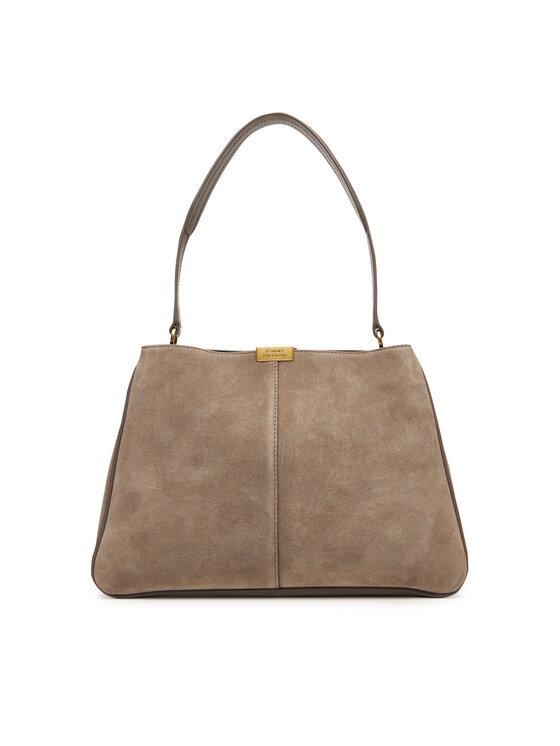 Снимка на Tommy Hilfiger Дамска чанта Casual Leather Shoulder Bag Sued AW0AW18201 Бежов