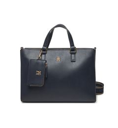Снимка на Tommy Hilfiger Дамска чанта Joy Satchel AW0AW16814 Тъмносин