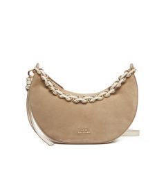 Снимка на Tommy Hilfiger Дамска чанта Moon Leather Crossover Suede AW0AW17537 Бежов