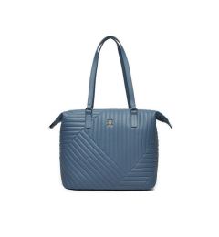 Снимка на Tommy Hilfiger Дамска чанта Poppy Reform Tote Qu AW0AW17013 Син