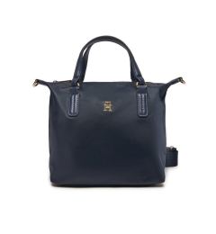Снимка на Tommy Hilfiger Дамска чанта Poppy Th Small Tote AW0AW15640 Тъмносин