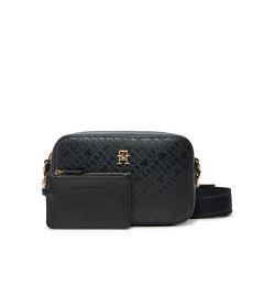 Снимка на Tommy Hilfiger Дамска чанта Th Distinct Camera Bag Mono AW0AW17221 Черен