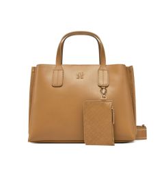 Снимка на Tommy Hilfiger Дамска чанта Th Distinct Mini Tote AW0AW17192 Кафяв