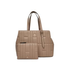 Снимка на Tommy Hilfiger Дамска чанта Th Feminine Tote AW0AW17452 Бежов