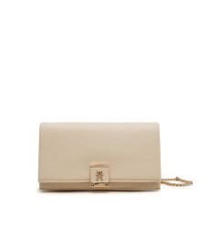 Снимка на Tommy Hilfiger Дамска чанта Th Her Flap W/Chain AW0AW17403 Бежов