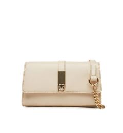 Снимка на Tommy Hilfiger Дамска чанта Th Heritage Mini Crossover Chain AW0AW17222 Бежов