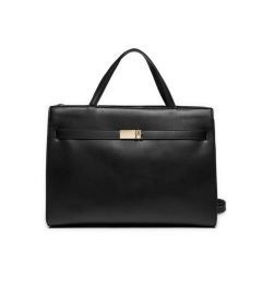 Снимка на Tommy Hilfiger Дамска чанта Th Heritage Workbag AW0AW16910 Черен