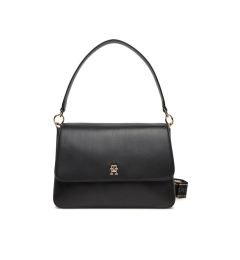 Снимка на Tommy Hilfiger Дамска чанта Th Joy Shoulder Bag AW0AW16815 Черен