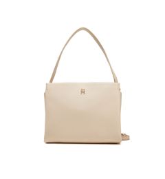 Снимка на Tommy Hilfiger Дамска чанта Th Legacy Med Satchel AW0AW17173 Екрю