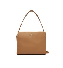 Снимка на Tommy Hilfiger Дамска чанта Th Legacy Med Satchel AW0AW17173 Кафяв