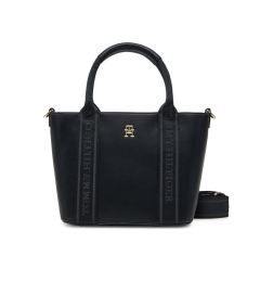 Снимка на Tommy Hilfiger Дамска чанта Th Logotape Mini Tote AW0AW17201 Черен