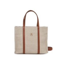 Снимка на Tommy Hilfiger Дамска чанта Th Premium Beach Le Mini Tote AW0AW17208 Бежов