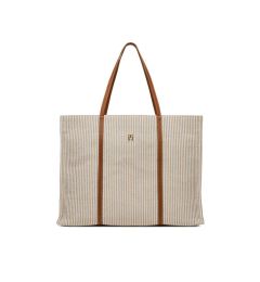Снимка на Tommy Hilfiger Дамска чанта Th Premium Beach Le Tote AW0AW17418 Бежов