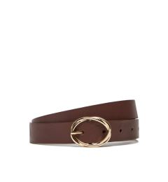Снимка на Tommy Hilfiger Дамски колан Th Chic 2.5 AW0AW17932 Кафяв