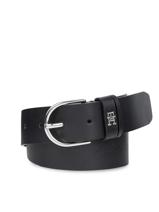 Снимка на Tommy Hilfiger Дамски колан Th Timeless 3.5 AW0AW15387 Черен