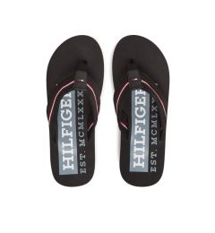 Снимка на Tommy Hilfiger Джапанки Corporate Hilfiger Beach FM0FM05436 Черен