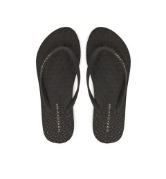 Снимка на Tommy Hilfiger Джапанки Hilfiger Strap Beach Sandal FW0FW08736 Черен