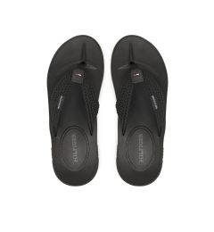 Снимка на Tommy Hilfiger Джапанки Molded Web Beach Sandal FM0FM05434 Черен