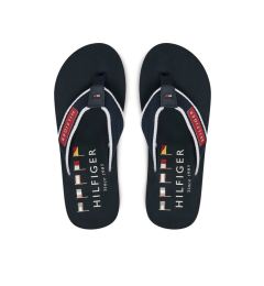 Снимка на Tommy Hilfiger Джапанки Patch Hilfiger Beach Sandal FM0FM05435 Тъмносин