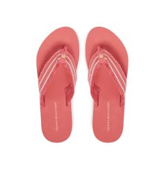 Снимка на Tommy Hilfiger Джапанки TH Webbing Beach Sandal FW0FW08739 Коралов