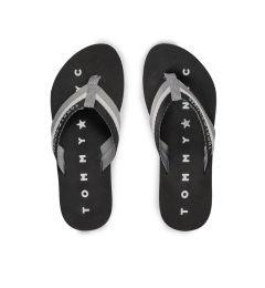 Снимка на Tommy Hilfiger Джапанки Tommy Loves Ny Beach Sandal FW0FW02370 Сив