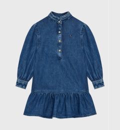 Снимка на Tommy Hilfiger Дънкова рокля Denim Frill Collar KG0KG07026 D Син Regular Fit
