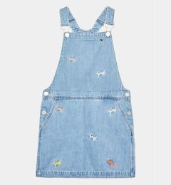 Снимка на Tommy Hilfiger Дънкова рокля Dungaree KG0KG07194 D Син Regular Fit