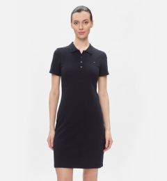 Снимка на Tommy Hilfiger Ежедневна рокля 1985 Slim Pique Polo Dress Ss WW0WW42048 Син Slim Fit