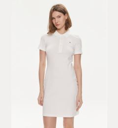 Снимка на Tommy Hilfiger Ежедневна рокля 1985 WW0WW37853 Екрю Slim Fit