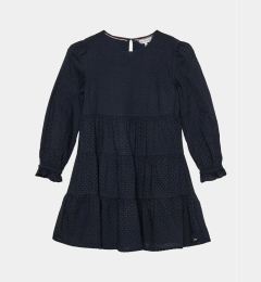 Снимка на Tommy Hilfiger Ежедневна рокля Broderie Anglaise KG0KG07779 D Син Regular Fit