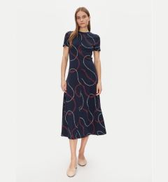Снимка на Tommy Hilfiger Ежедневна рокля Modern F&F Midi Dress WW0WW44547 Тъмносин Regular Fit