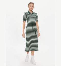 Снимка на Tommy Hilfiger Ежедневна рокля Reg Breton Midi Polo Dress Ss WW0WW42030 Зелен Regular Fit