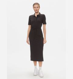 Снимка на Tommy Hilfiger Ежедневна рокля Reg Breton Midi Polo Dress Ss WW0WW42030 Черен Regular Fit