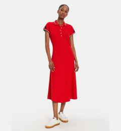 Снимка на Tommy Hilfiger Ежедневна рокля WW0WW41269 Червен Regular Fit