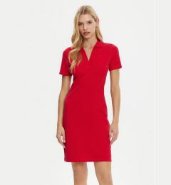 Снимка на Tommy Hilfiger Ежедневна рокля WW0WW42567 Червен Slim Fit