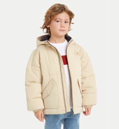 Снимка на Tommy Hilfiger Зимно яке Monotype KB0KB09092 Бежов Regular Fit