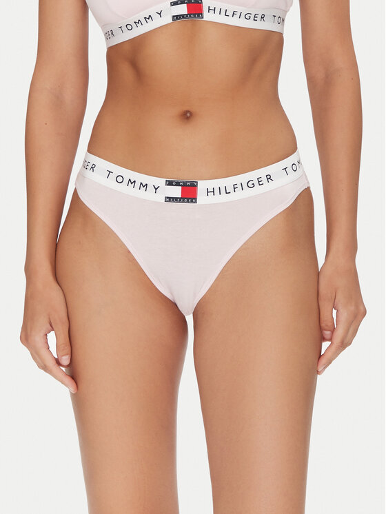 Снимка на Tommy Hilfiger Класически дамски бикини UW0UW06038 Розов